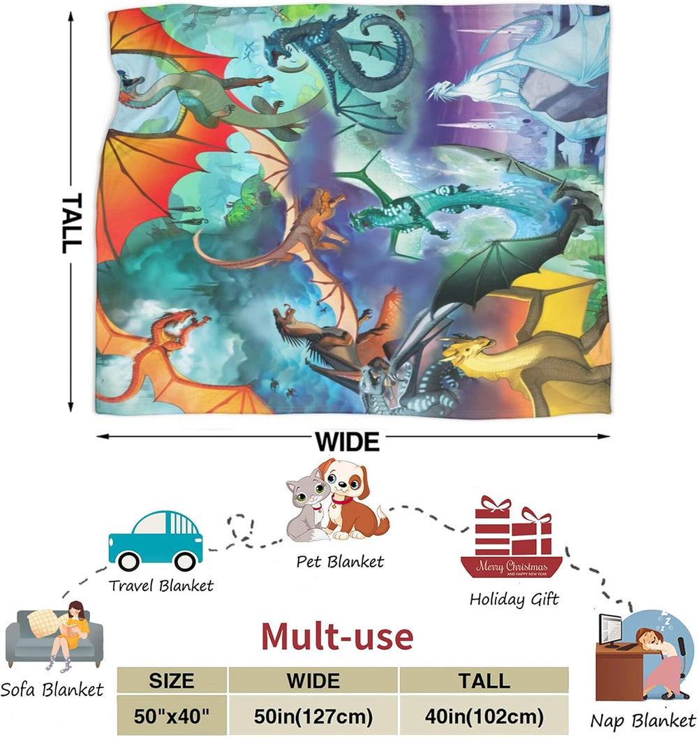 Wings Of Fire Ultra-Soft Micro Fleece Blanket Microfiber Blanket Luxury All S...