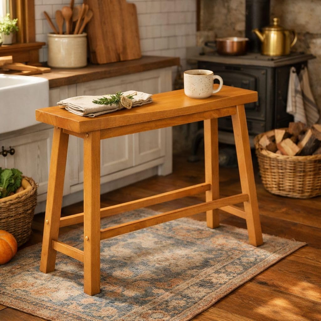 Sonoma Backless Bench - Golden Oak