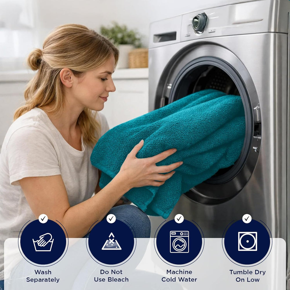 DAN River 2 Pack Bath Sheets Extra Large 35x70, Large Bath Towels for Adults,...