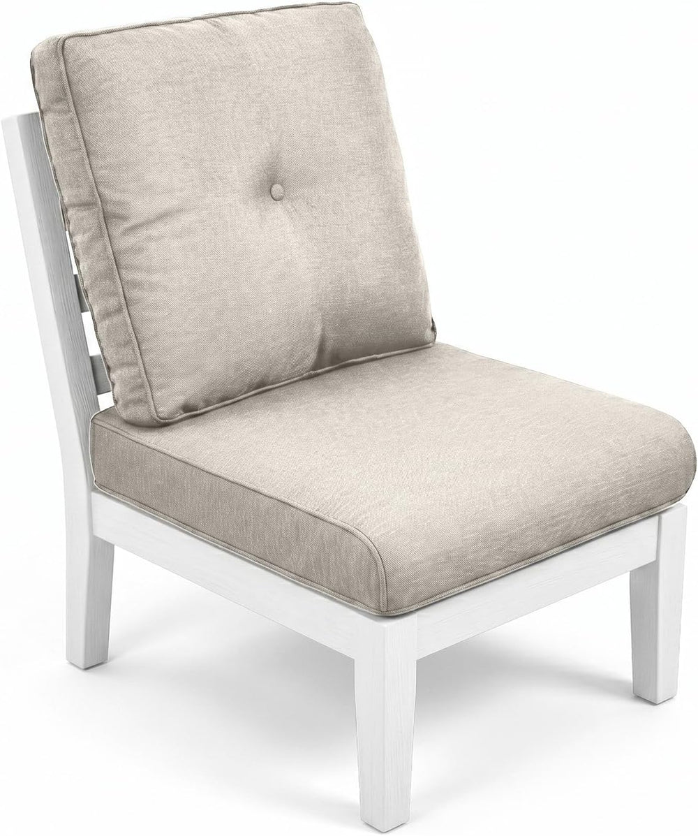 Outdoor Chair Cushions-Patio Chair Cushions Set with Removable Cover 22 X 24 ...