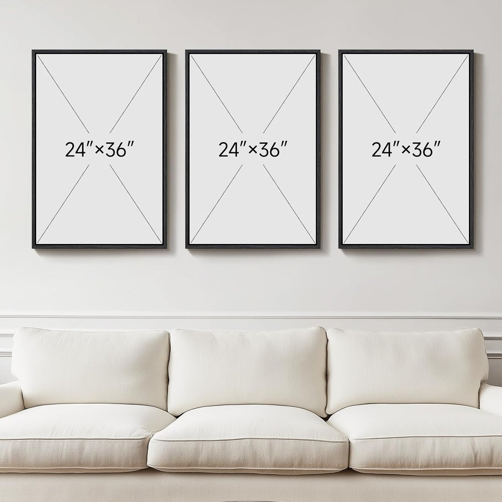 Large Framed 3D Wall Art for Living Room, Brown Abstract Art Wall Decor