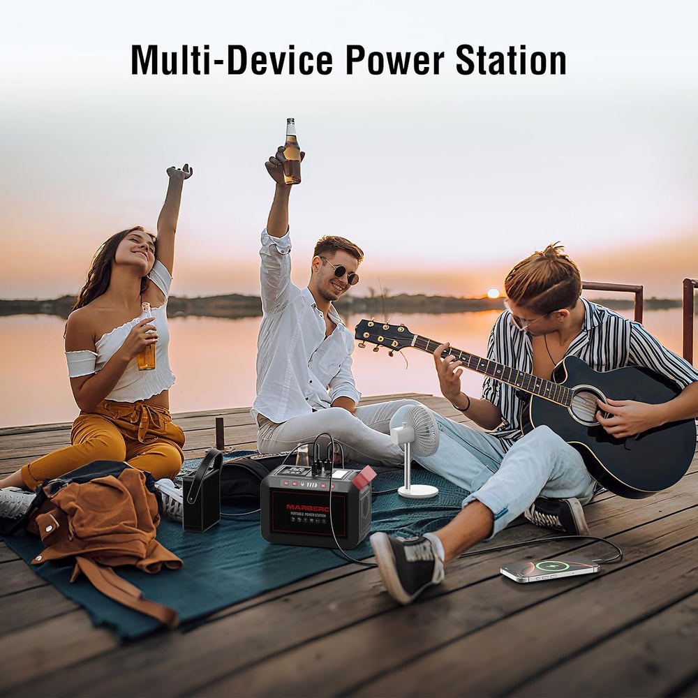 MARBERO 237Wh Solar Generator with Solar Panel Included Portable Power Statio...