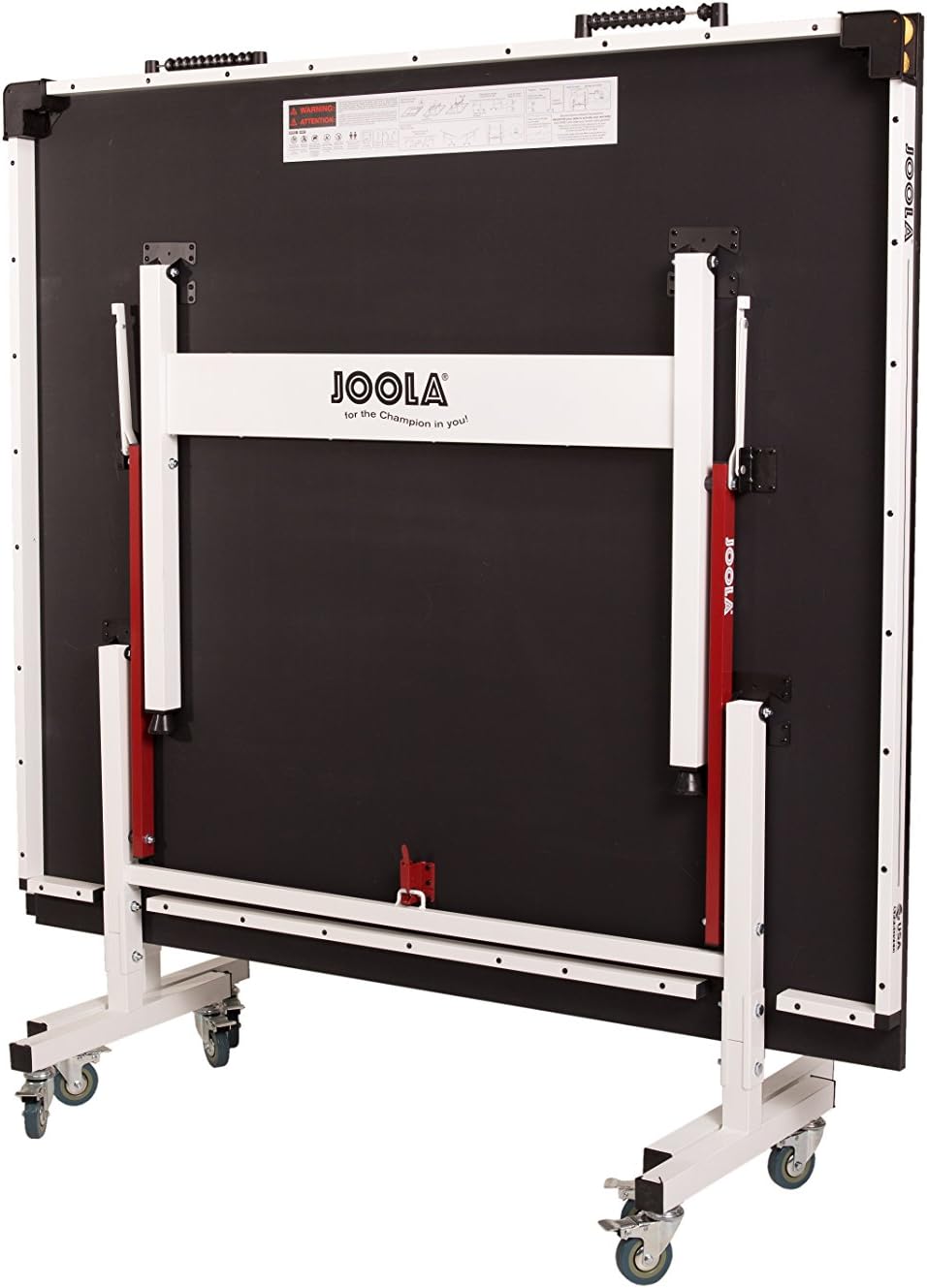 JOOLA Rally TL Professional MDF Indoor Ping Pong Table w/Quick Clamp Table Te...