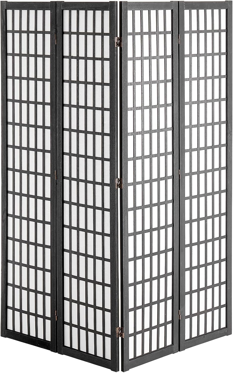 VEVOR Room Divider, 4 Panel Japanese Room Divider, Wood Folding Privacy Scree...