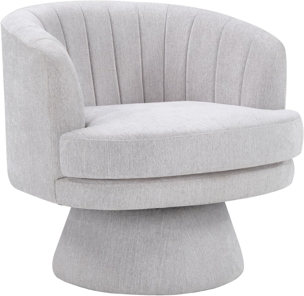 CANMOV Swivel Accent Chair with Armrest Set of 2, Modern 360 Degree Swivel Ba...