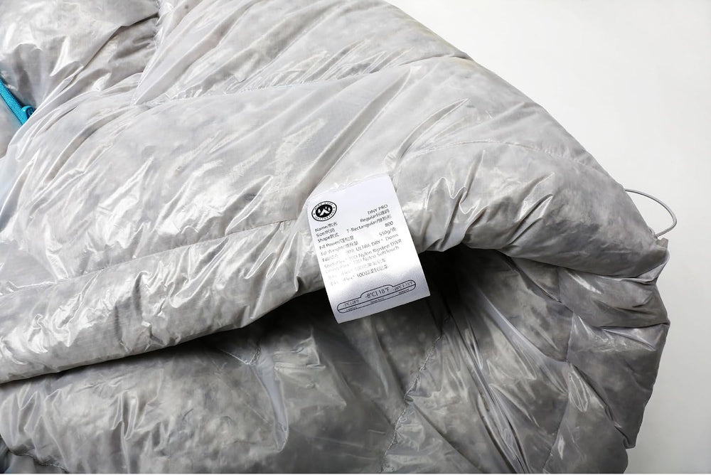 Tiny PRO Series 10D Lightweight 800FP Wearable Down Sleeping Bag Quilt for Ba...