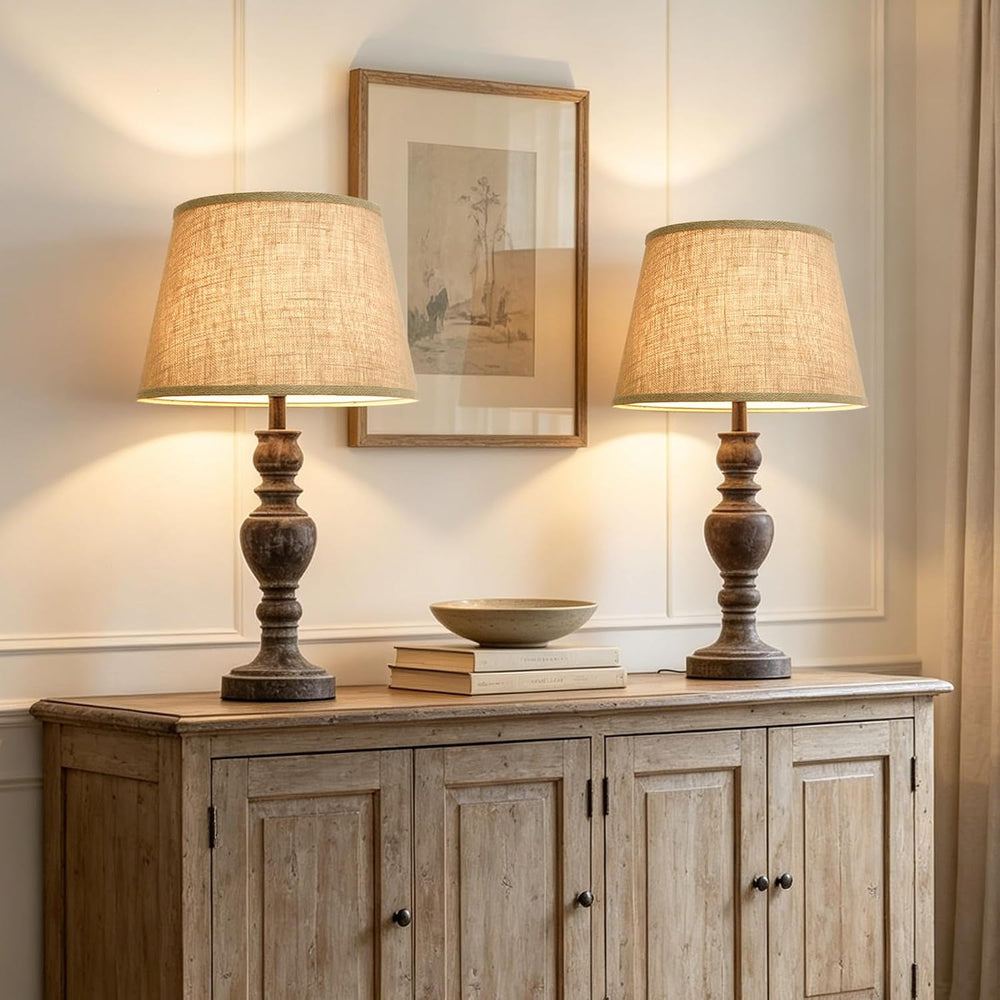 Large Drum Lamp Shades Set of 2, 12"Top x 16"Bottom x 11"High,...