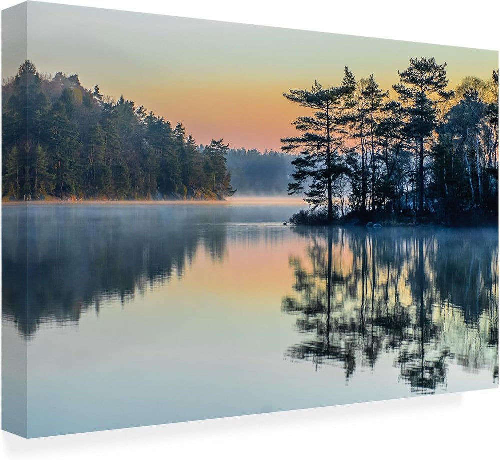 Wrapped Canvas Wall Art - Benny Pettersson 'Before People Wake' Wall ...