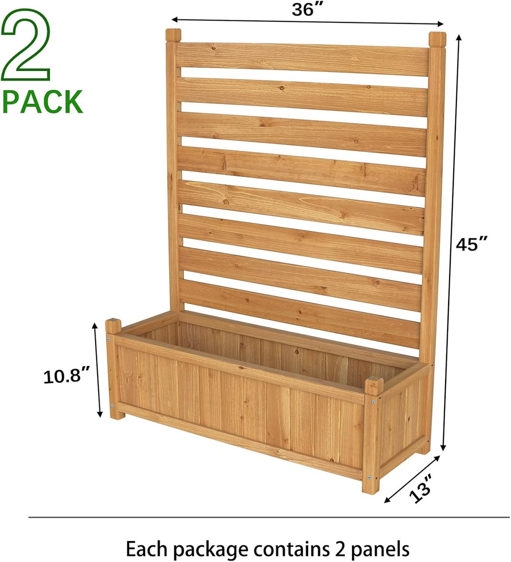 GDLF Air Conditioner Fence, Trash Can Hider and Pool Pump Hider, 2-Panel