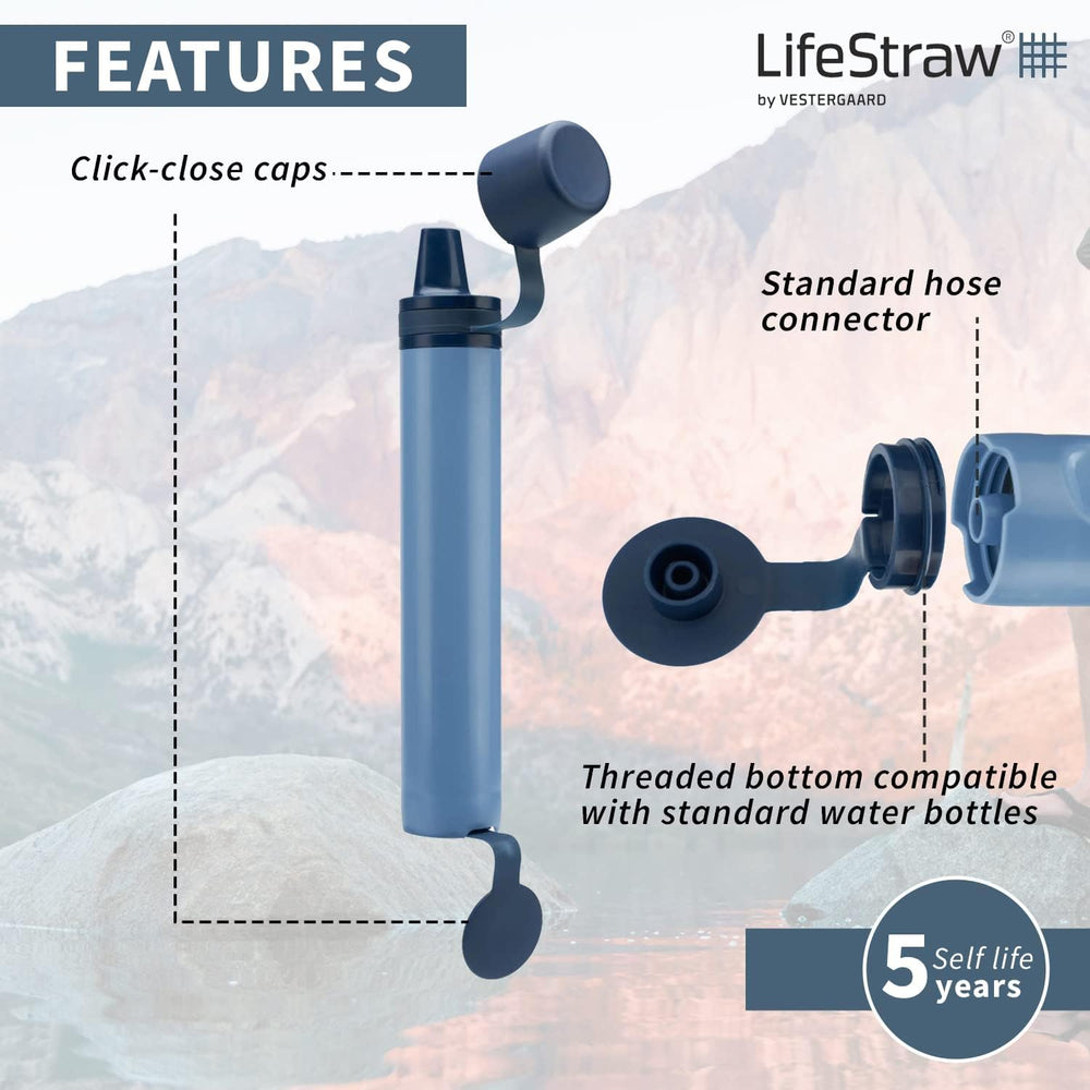 LifeStraw Peak Series Personal Water Filter for Hiking, Camping, Travel, and ...