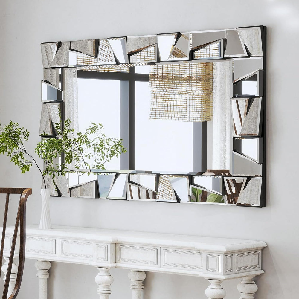Chende Decorative Mirrors for Wall, 47'' x 32'' Large Living ...