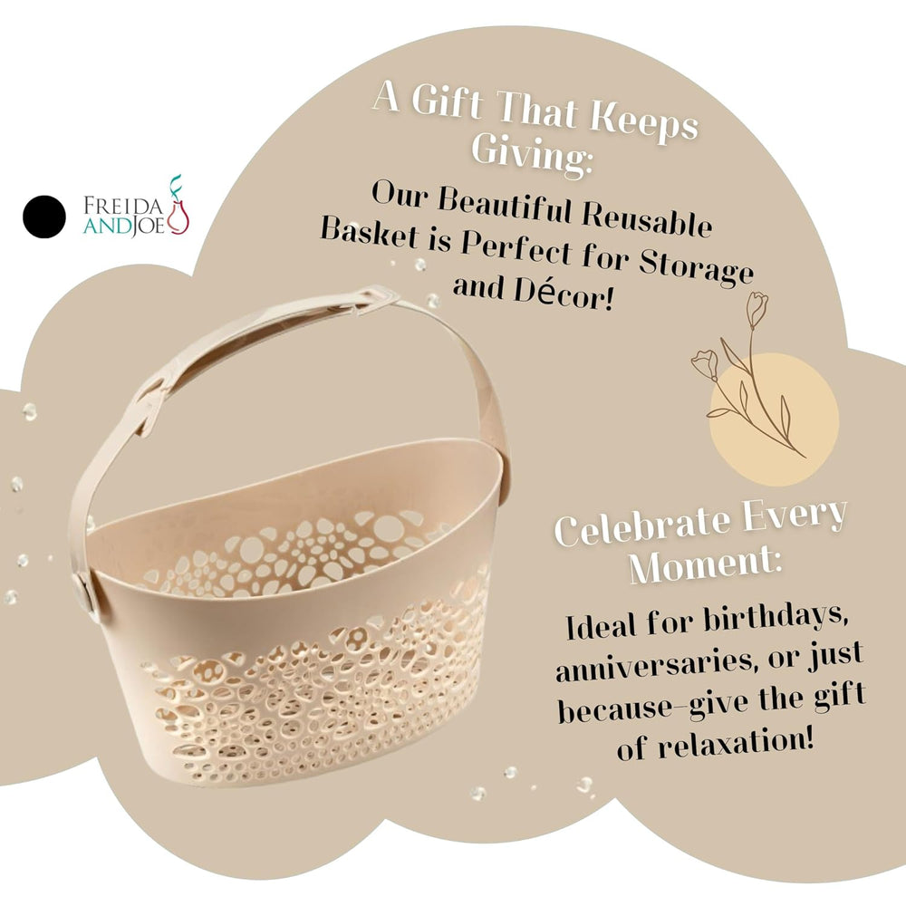 Bath & Body Gift Set for Men and Women Spa Kit with Shea Butter
