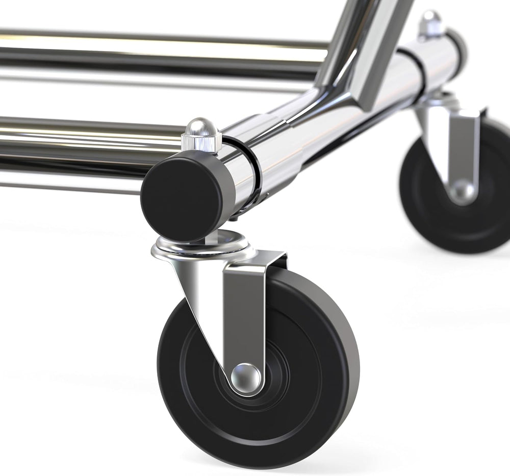 Simple Houseware Supreme Commercial Grade Clothing Garment Rack, Chrome