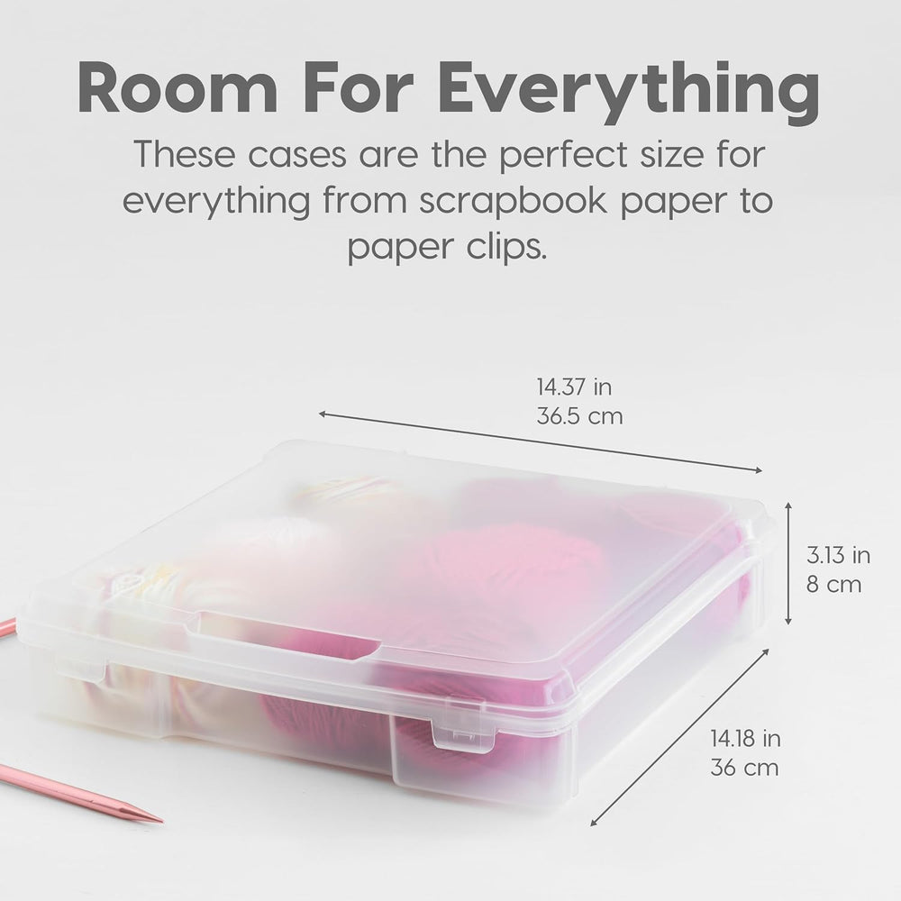 IRIS USA Rolling Cart with Drawers |Made in USA| 6-Tier Cases - White/Clear