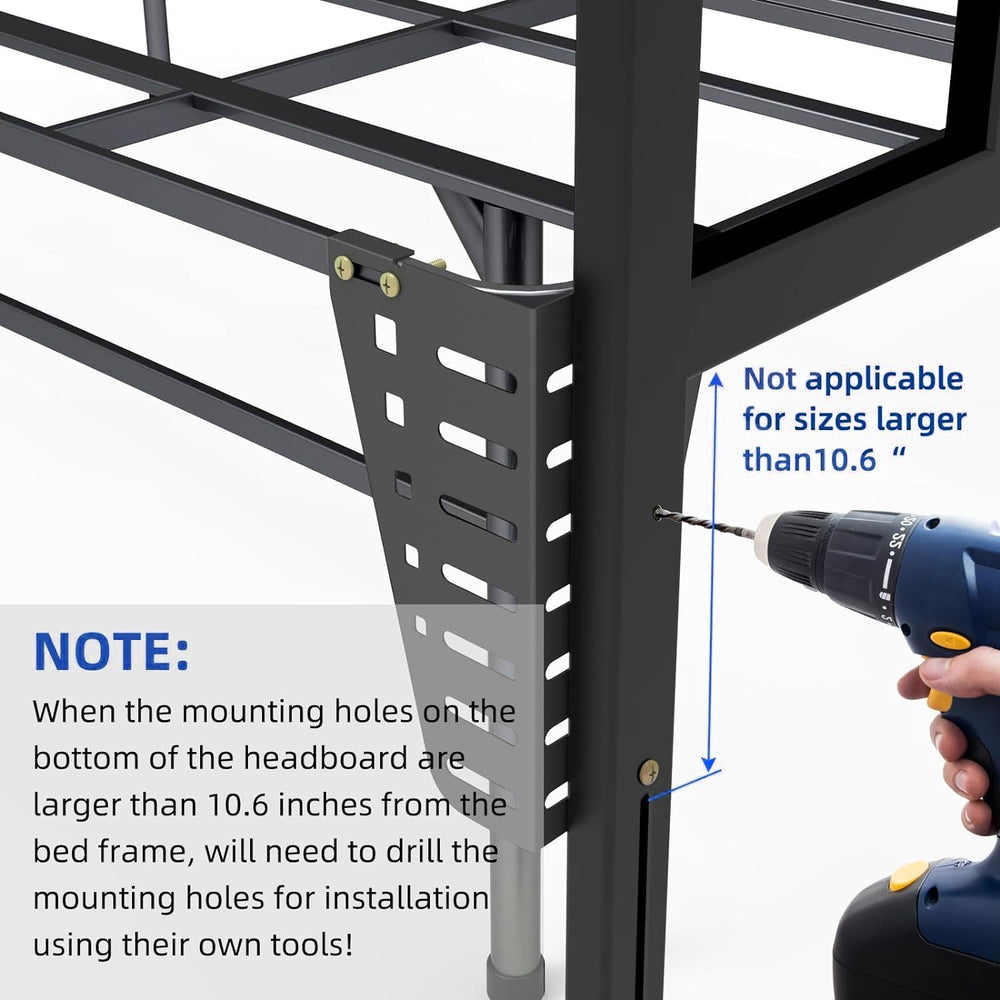 4 pcs Headboard Brackets for Metal Bed Frame