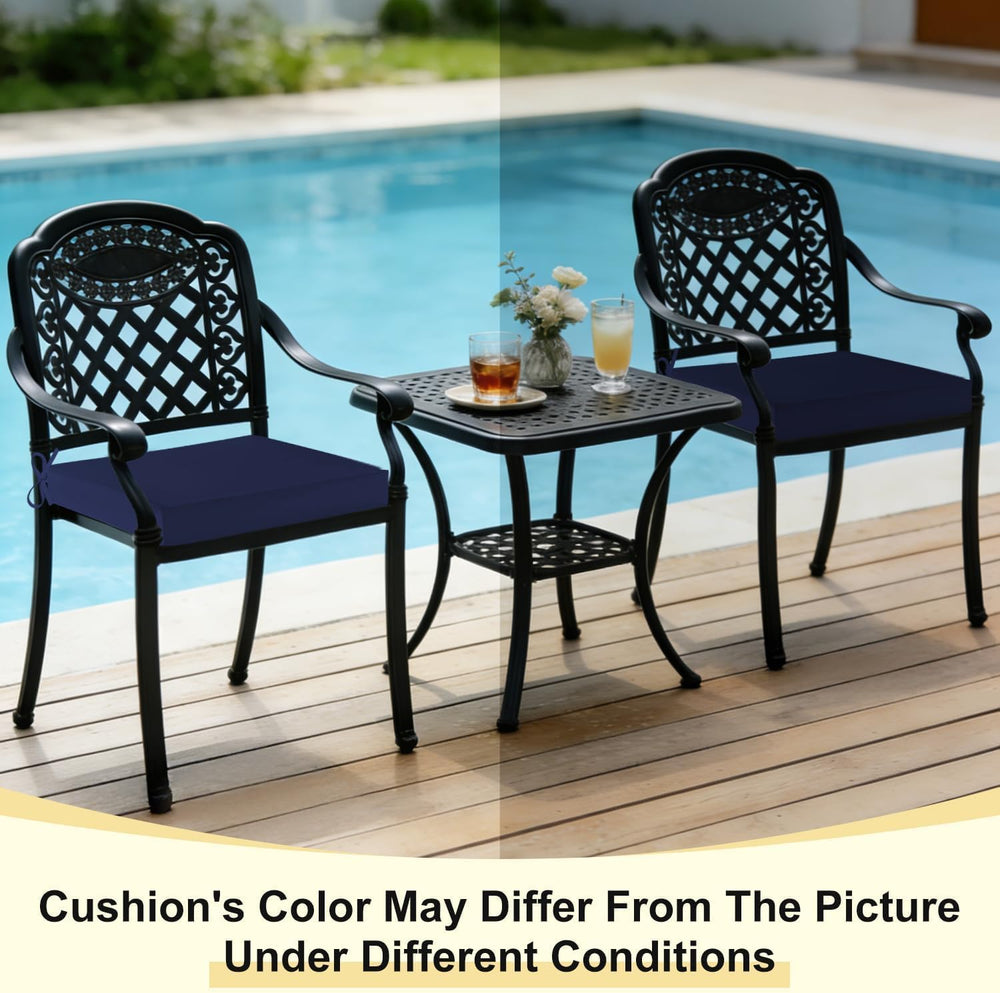 downluxe Waterproof Outdoor Chair Cushions for Patio Furniture, 22" x 22...
