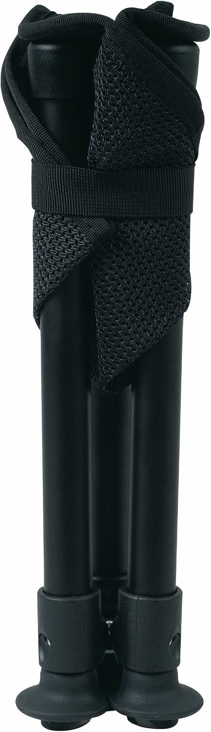 Walkstool - Comfort Model - Black and Silver - 3 Legged Folding Stool in Alum...