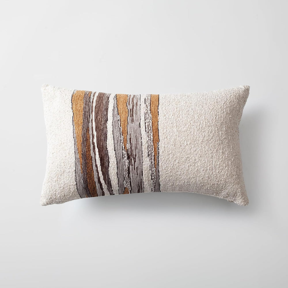 Throw Pillow Covers, Pack of 1, Combos, Mustard, 12"x20"