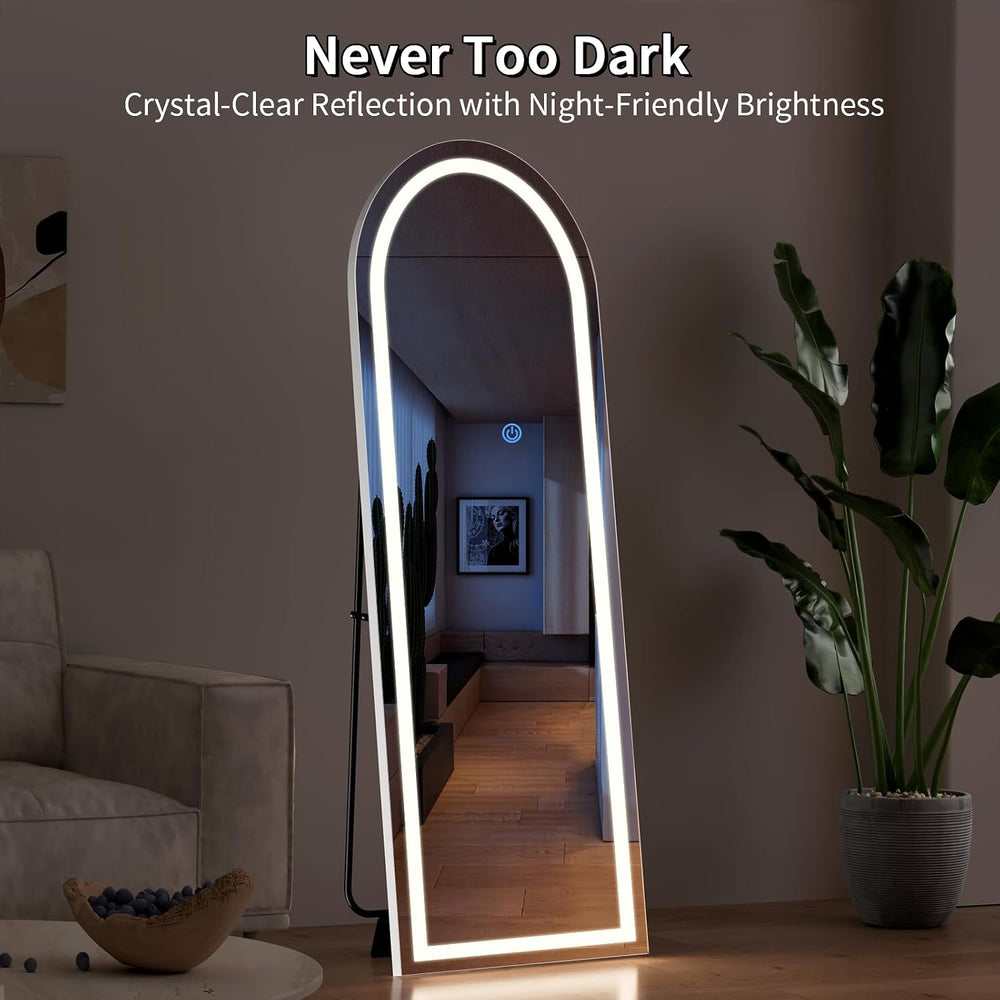Koonmi Full Length Mirror with LED Lights 56"x20"