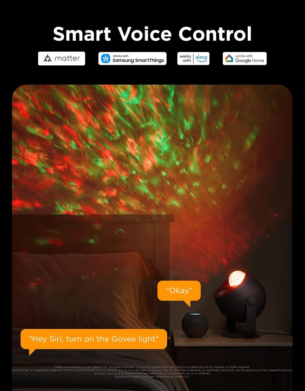 Govee Star Light Projector with Ocean Wave Ripple Effects