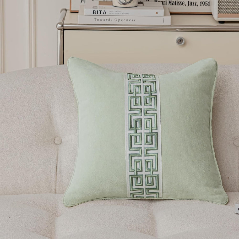 VisionaryHomeDesign Throw Pillow Case, Mint Green, 18 x 18 inches
