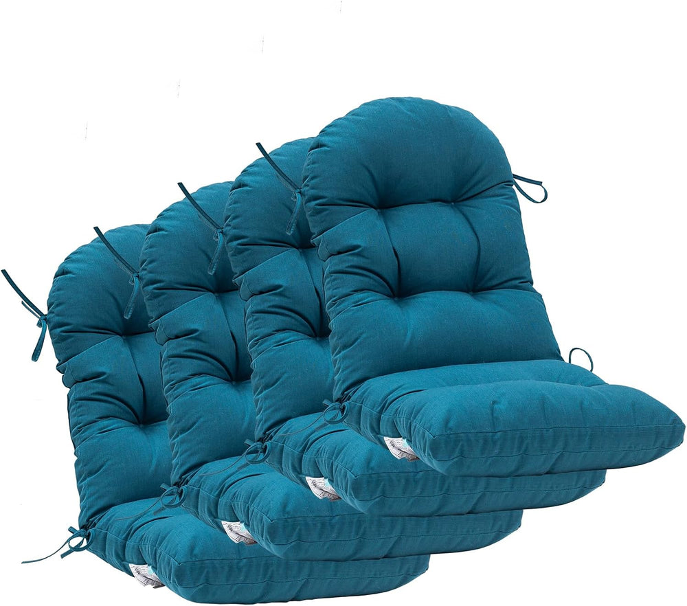 QILLOWAY Outdoor High Back Chair Cushion for Adirondack, All Weather Rocking ...