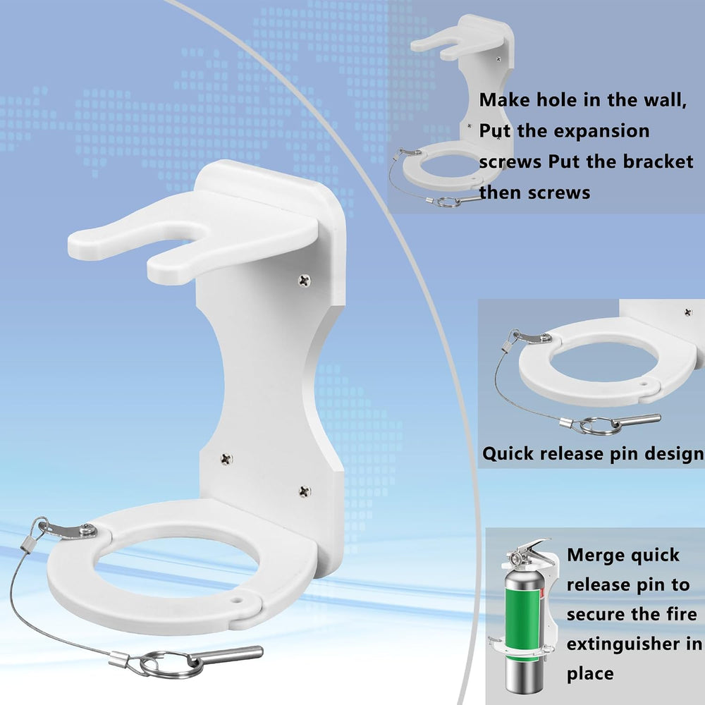 Boat Nylon Fire Extinguisher Bracket,Mounting Bracket with Quick Release Pin,...