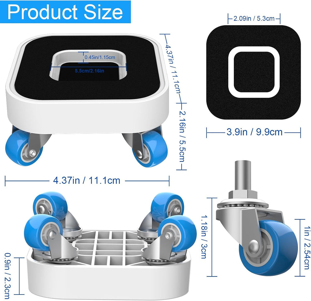 New Upgrade Furniture Sliders - Furniture Movers with Wheels & Groove
