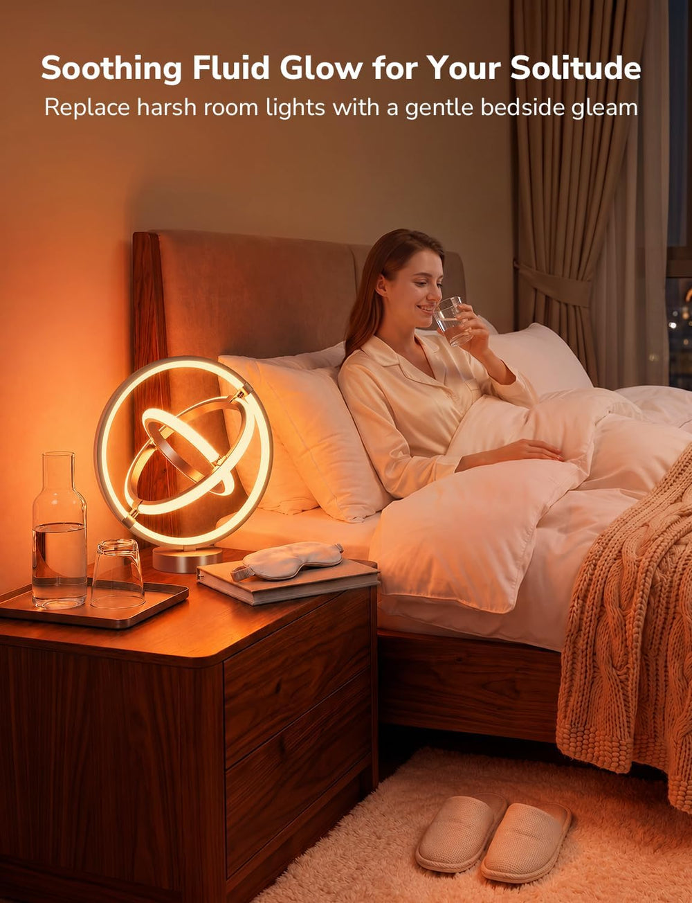 Lepro TB1 AI Smart Table Lamp, RGB+IC Addressable Color Changing Desk Lamp