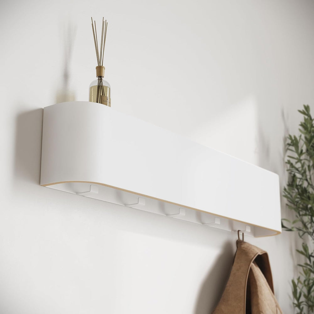 Kazai. Wall-Mounted Coat Rack 'Toke' - Modern Design Coat Rack with H...