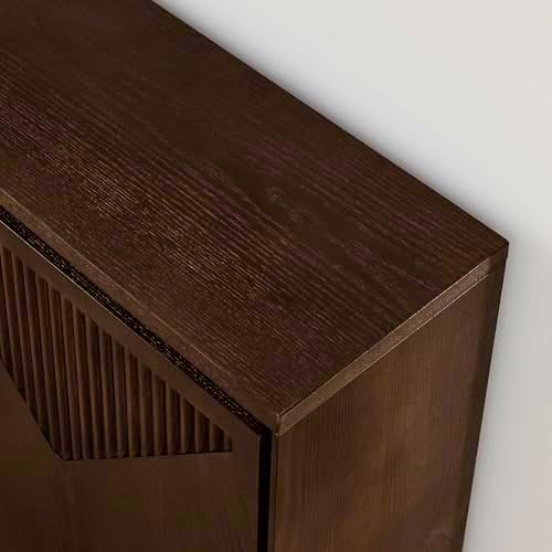 LKTART 39" Narrow Sideboard Buffet Cabinet,Bar Cabinet Solid Wood Doors