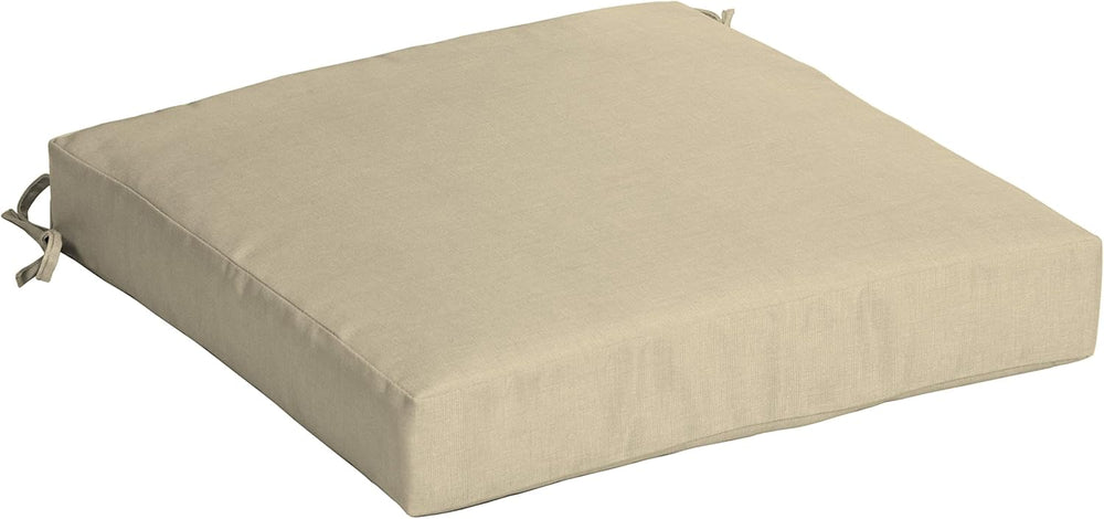 Arden Outdoor Seat Pad Chair Cushion, 21x21, Tan