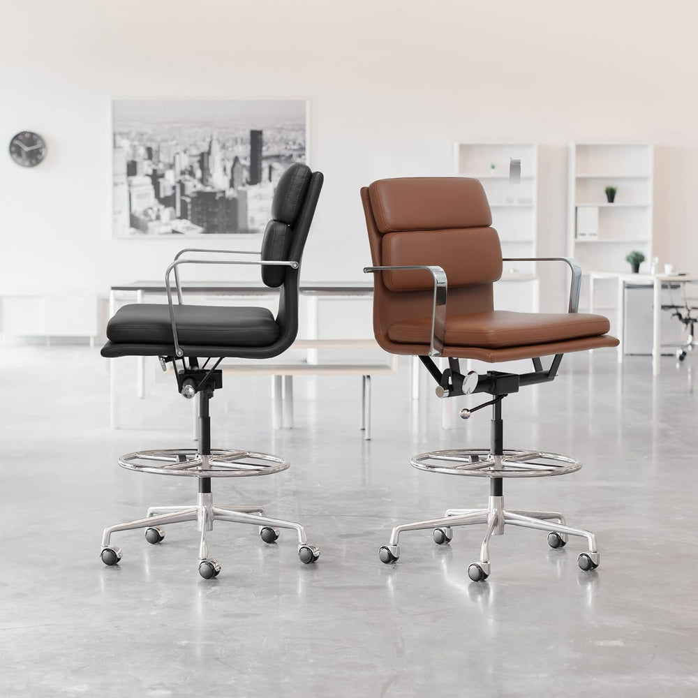 Laura Davidson Furniture SOHO II Padded Drafting Chair for Standing Desks, St...