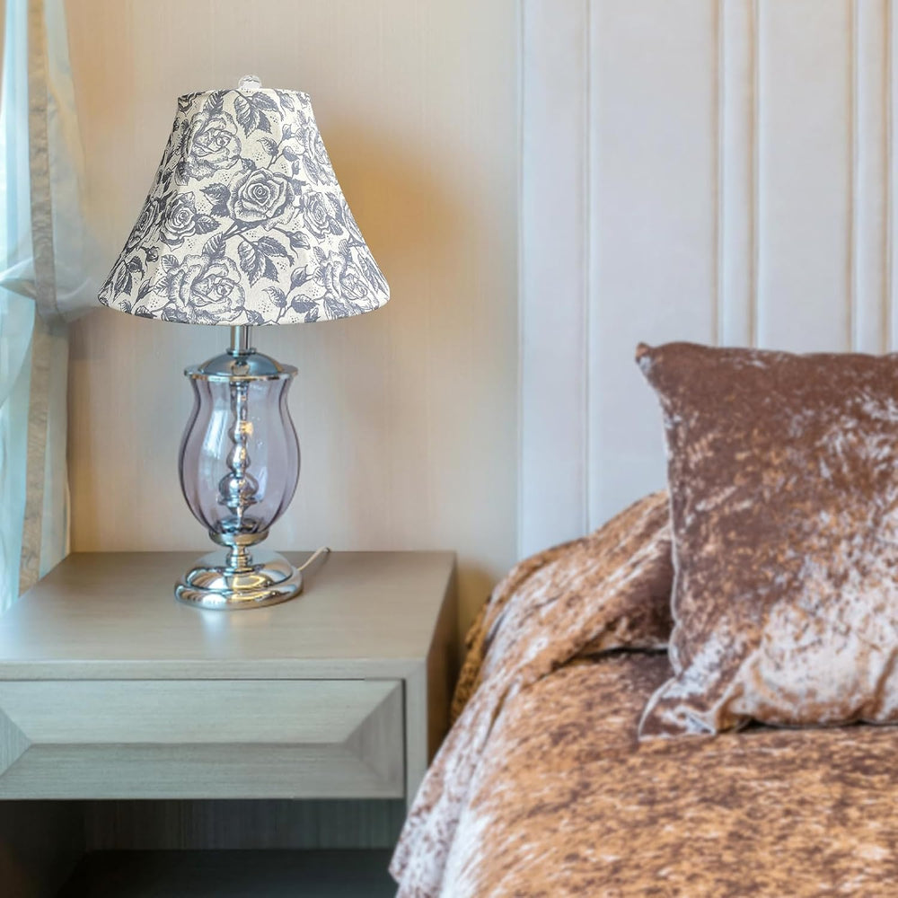 Bell Printed Lamp Shades,7''Top x 15''Bottom x 10.5''...