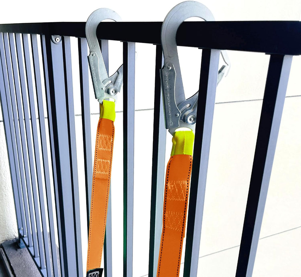 Fire Escape Ladder with 2 Heavy Hooks, 26.5 Feet Emergency Ladder 3 Story