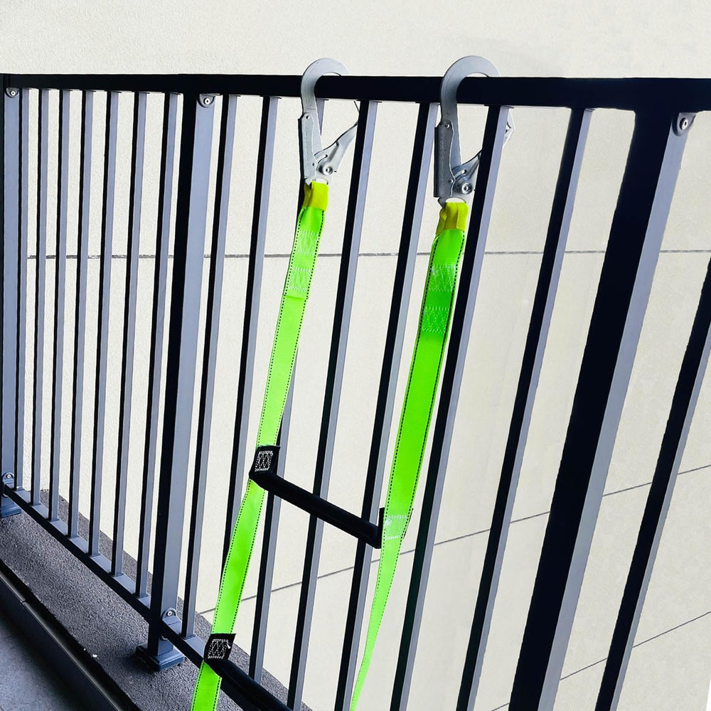 Fire Escape Ladder with 2 Heavy Hooks, 26.5 Feet Emergency Ladder 3 Story