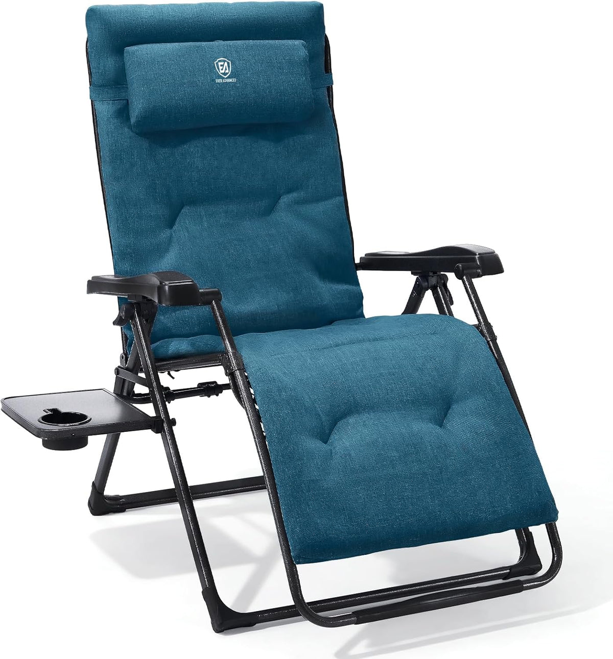 EVER ADVANCED Aluminum Zero Gravity Chair, 2.4" Padded, 350 lb Capacity
