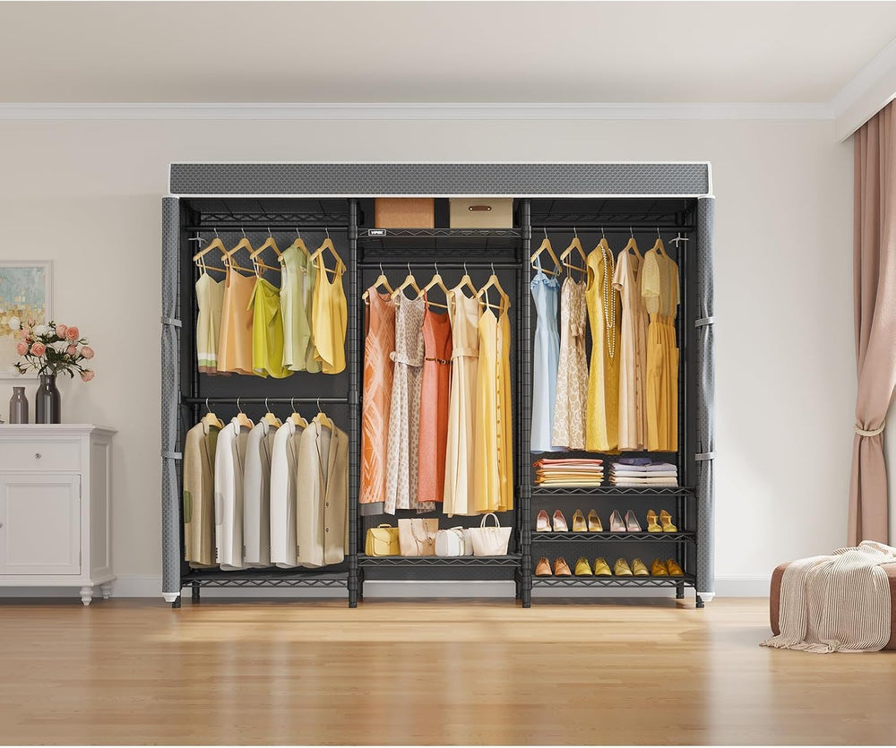 VIPEK V5C Portable Closet Wardrobe Bedroom Armoires Heavy Duty Covered Clothi...