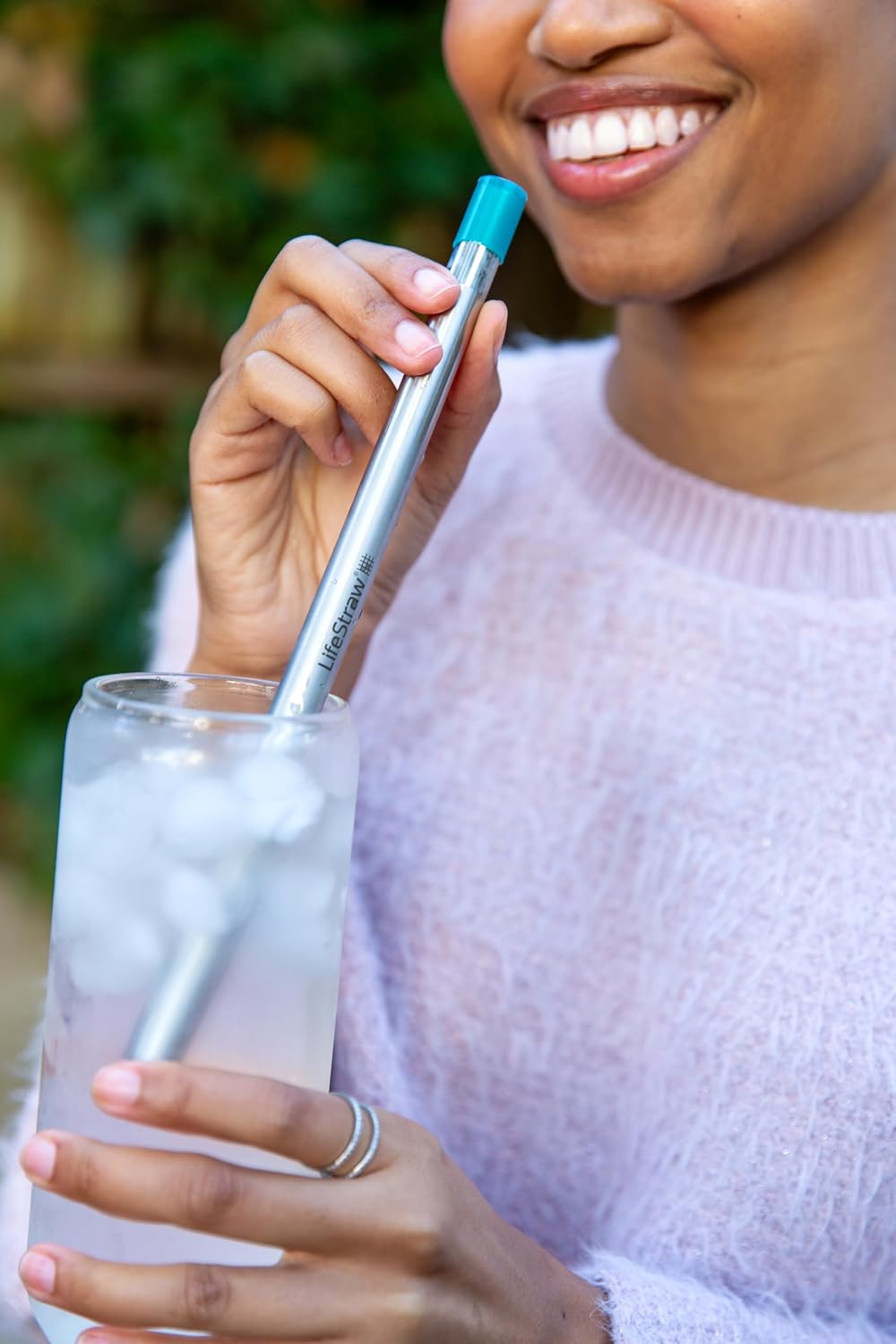 LifeStraw Sip – Reusable Stainless Steel Water Filter Drinking Straw