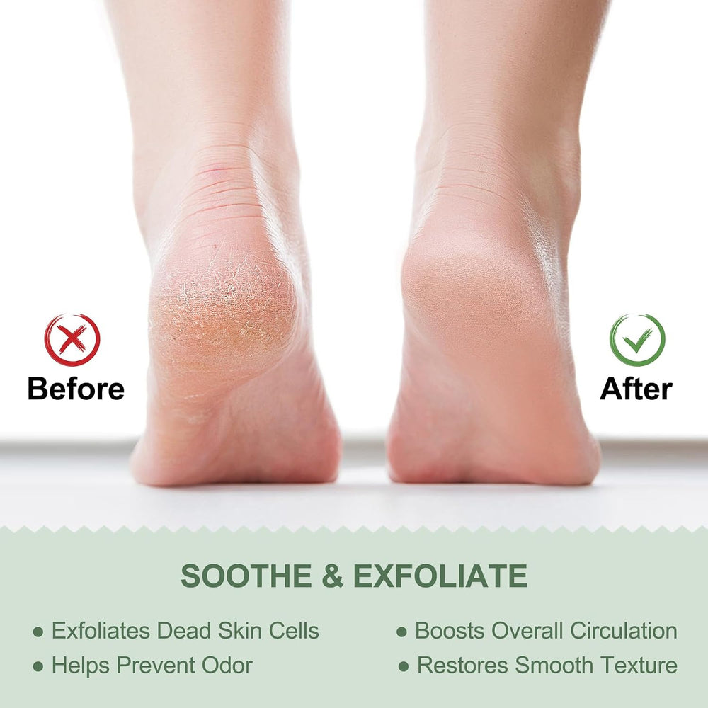Bath Shower Foot Scrubber Mat - Silicone Shower Foot Scrubber Mat (XL) Cleane...