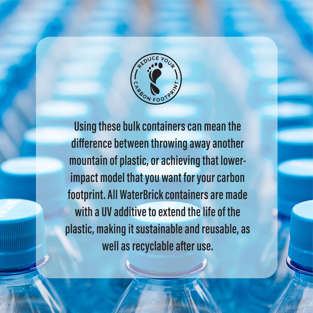 WaterBrick International WaterBrick Water Storage Containers for Emergency Wa...