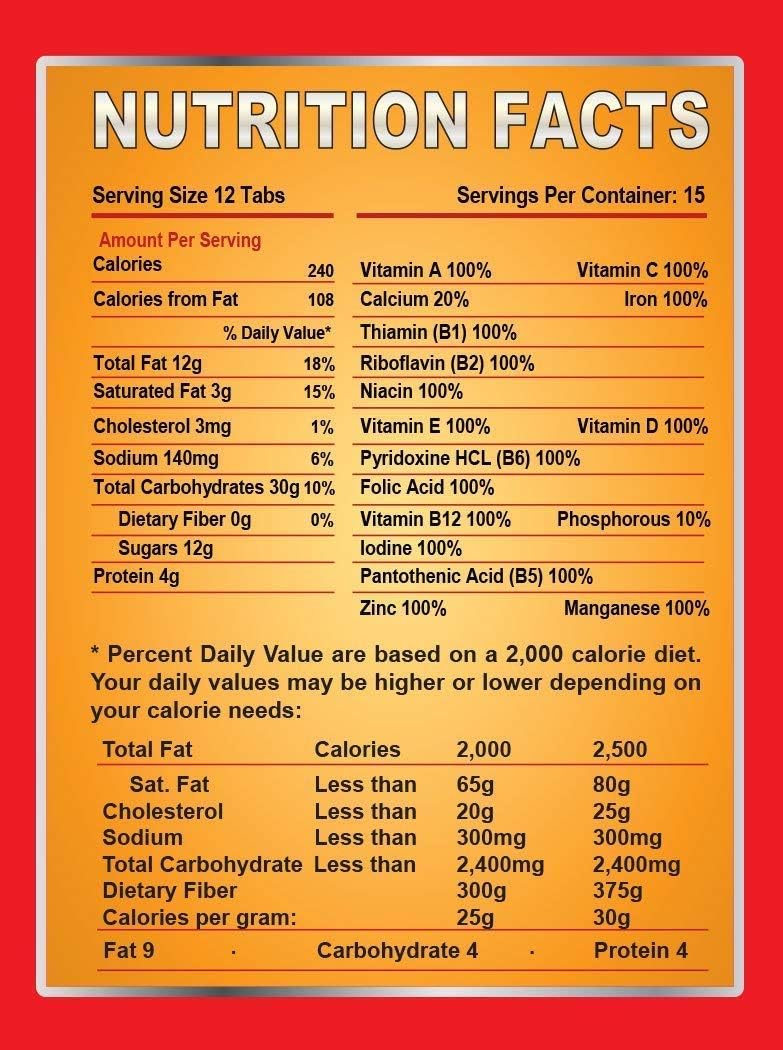 Survival Tabs – Emergency Food Supply – 15-Day Original Tabs, USA, Portable