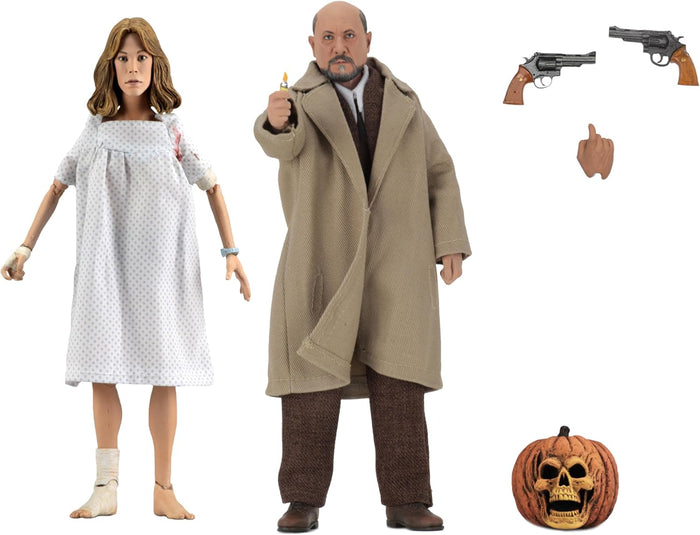 NECA Halloween 2 - Dr. Loomis and Laurie Strode (1981) 8? Clothed Action Figure 2 Pack