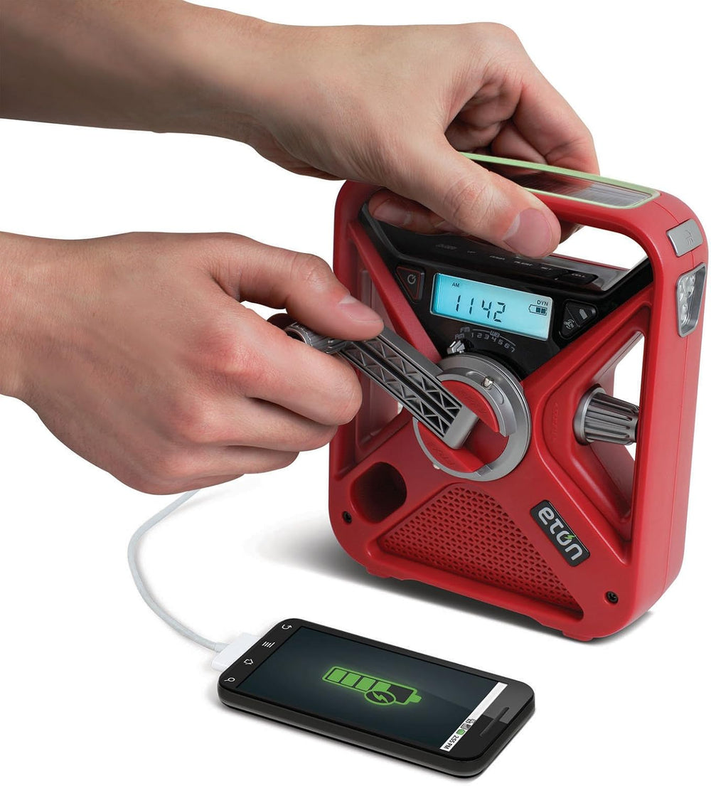 Eton The American Red Cross Frx3 Emergency Weather Radio With Smartphone Char...