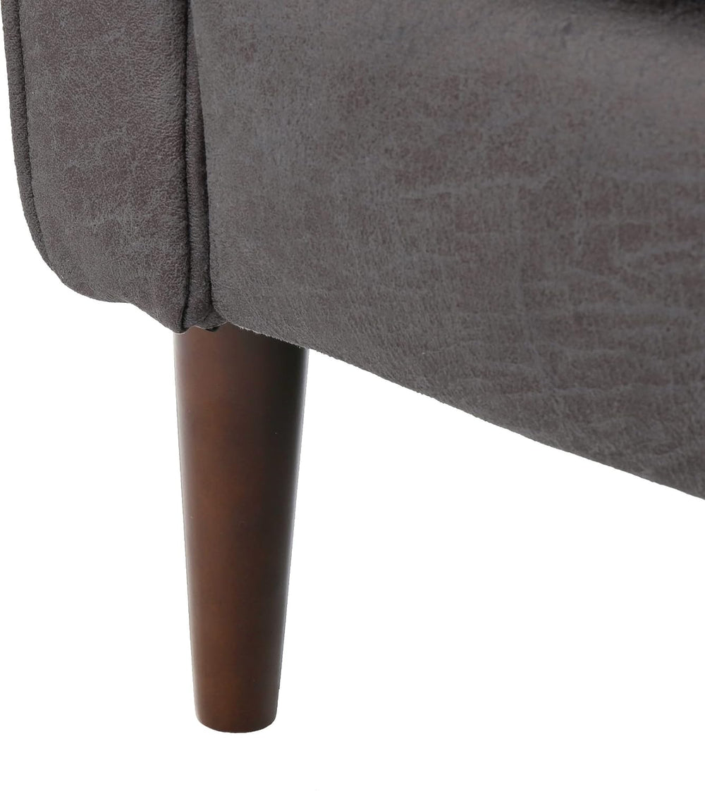 Christopher Knight Home Mervynn Mid-Century Modern Microfiber Recliner, Slate...