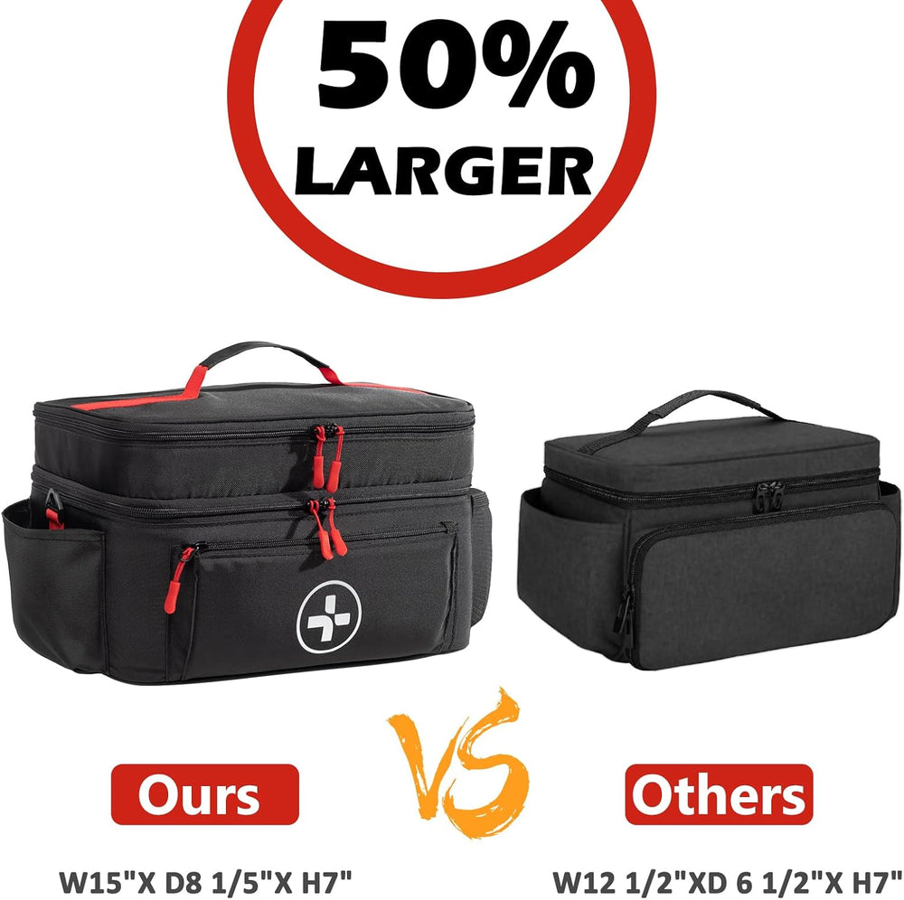 BAGSFY Medicine Bag, Large Medical Bag and First Aid Bag Empty for Travel
