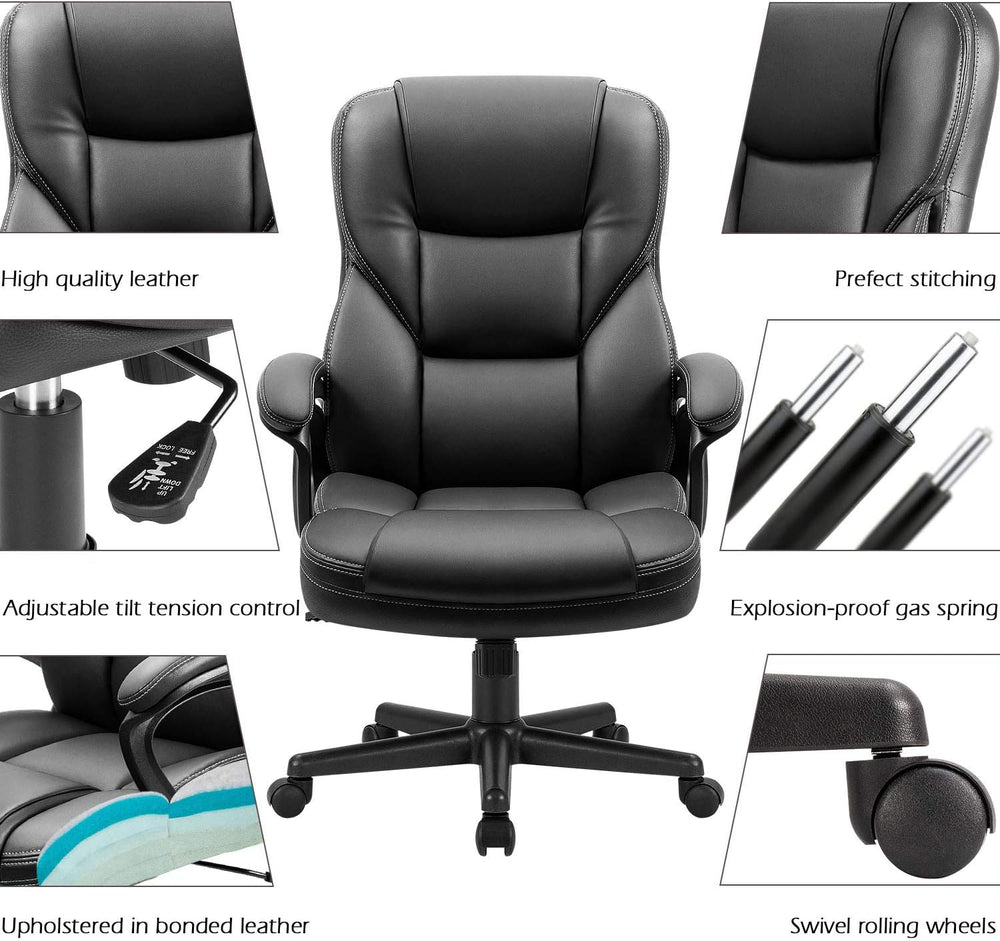 Furmax Office Executive Chair High Back Adjustable Managerial Home Desk Chair...