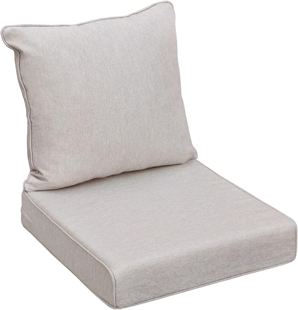 Skypatio Outdoor Deep Seat Chair Cushions Set 24 x 24 Inch, Waterproof UV-Res...