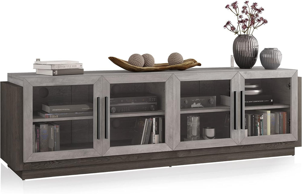 BELLEZE 70" TV Stand for TVs up to 75", Modern TV Cabinet & Ent...