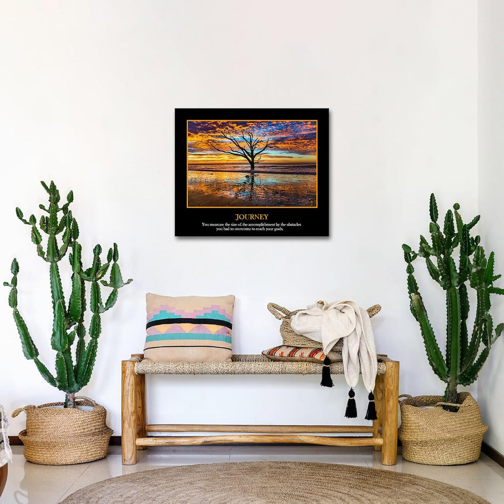 KREATIVE ARTS Canvas Wall Art for Droms Journey Quote Inspirational Prints Mo...